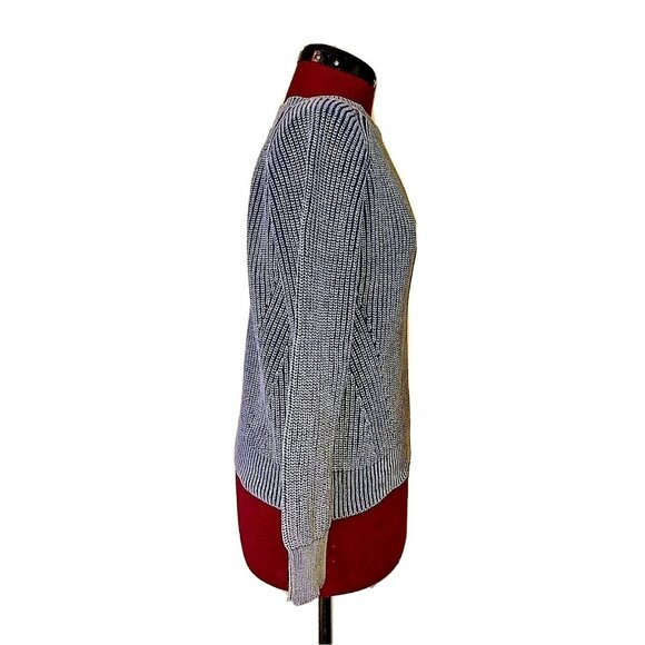 Philosophy Sweater Pullover Heather Blue Women Cotton Size Medium - Picture 4 of 7